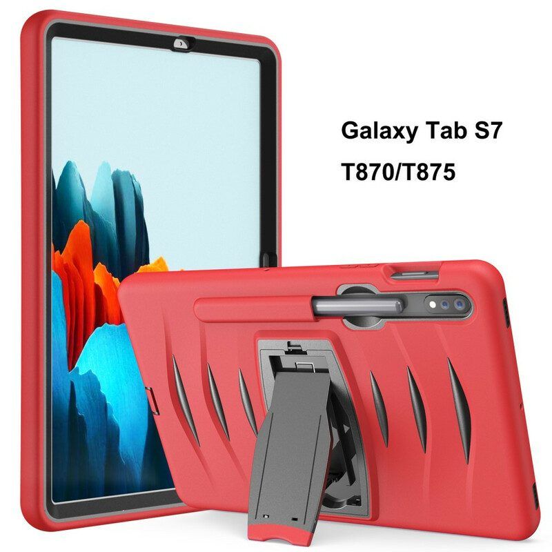 Hoesje voor Samsung Galaxy Tab S8 / Tab S7 Bescherming Hoesje Bumperbescherming Met Beugel