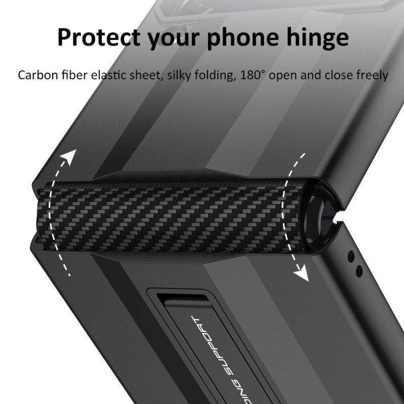 Hoesje voor Samsung Galaxy Z Flip 4 Folio-hoesje Gkk Geïntegreerde Ondersteuning