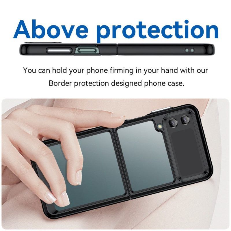 Hoesje voor Samsung Galaxy Z Flip 4 Folio-hoesje Hybride Acryl