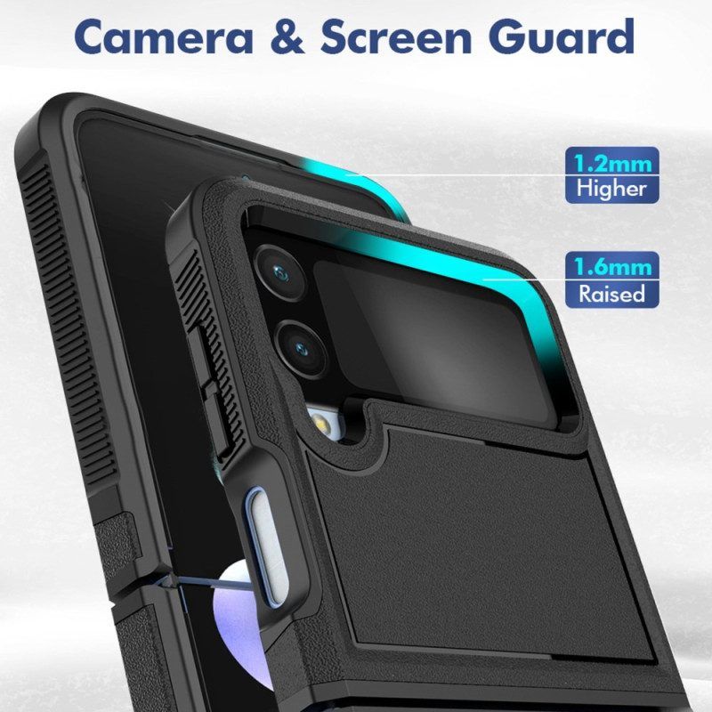 Hoesje voor Samsung Galaxy Z Flip 4 Folio-hoesje Stijve Matte Stijl