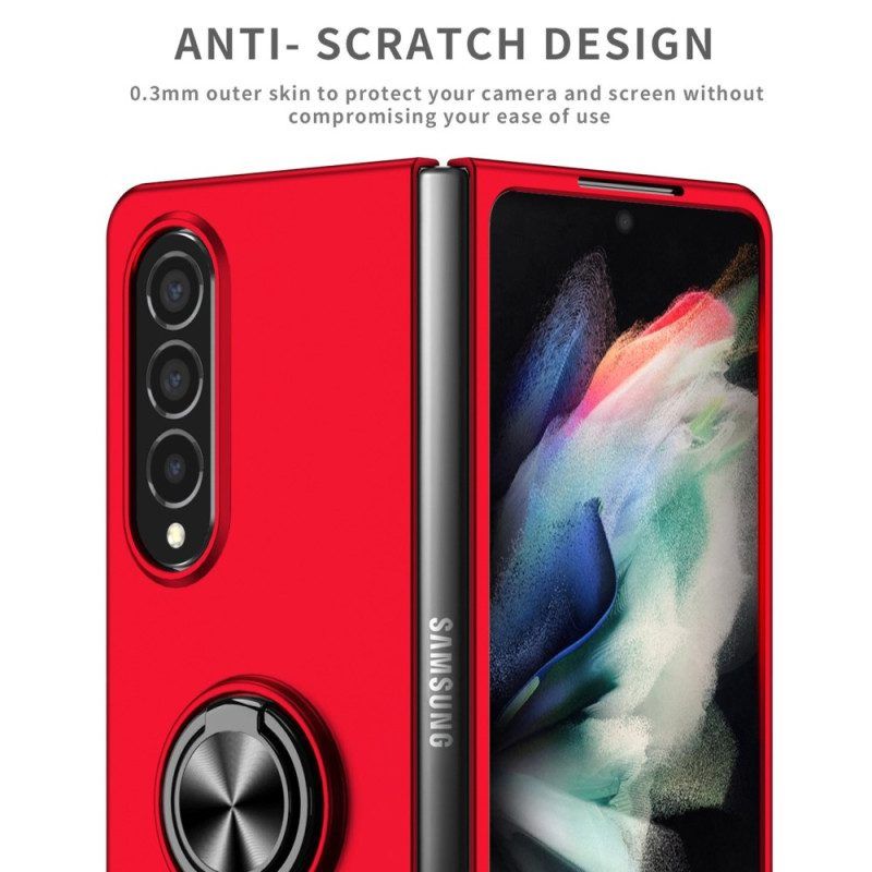 Hoesje voor Samsung Galaxy Z Fold 4 Basiskleurenring