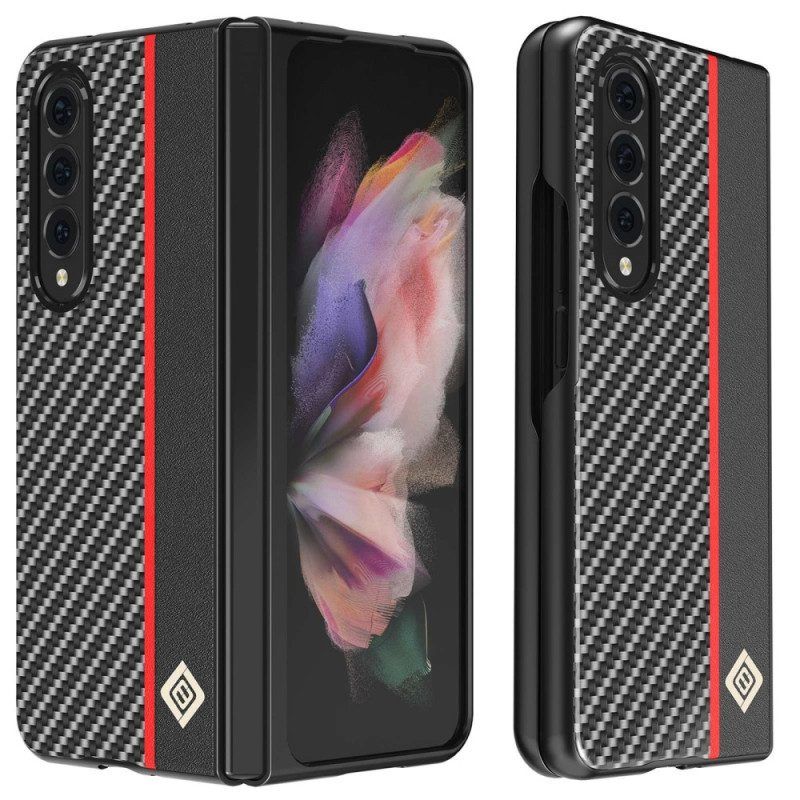 Hoesje voor Samsung Galaxy Z Fold 4 Koolstofvezellijn Lc. Imeeke