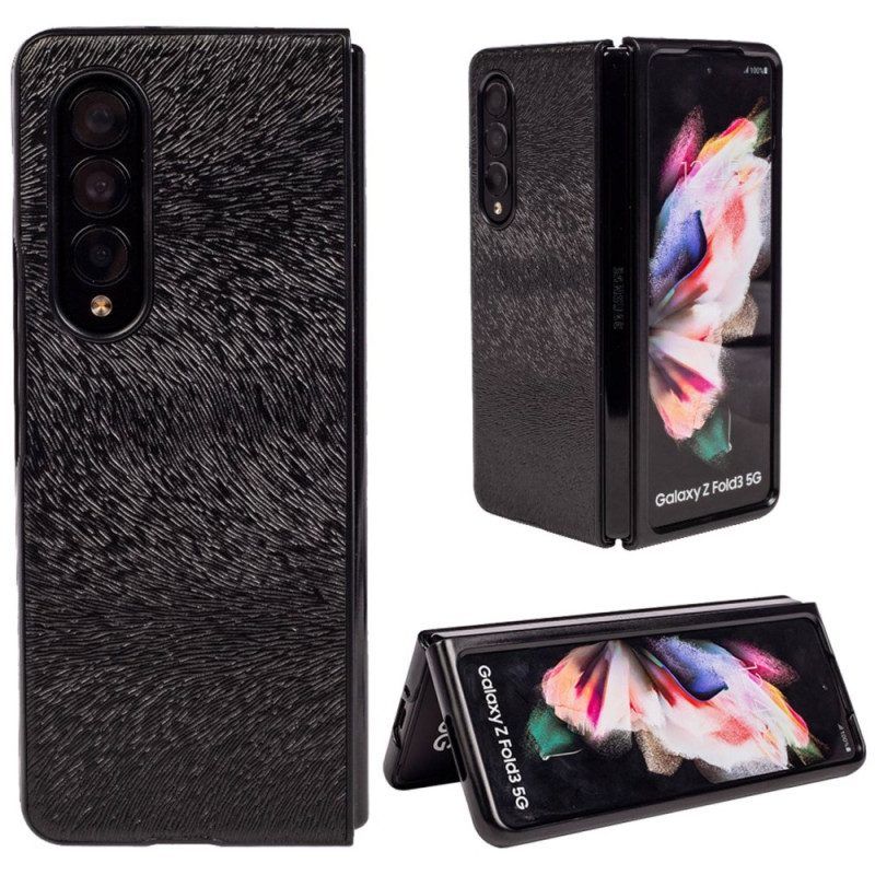 Hoesje voor Samsung Galaxy Z Fold 4 Reliëf Bont