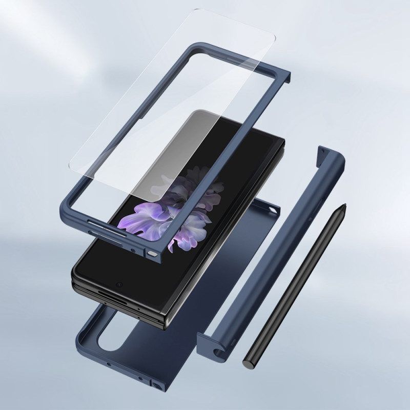 Hoesje voor Samsung Galaxy Z Fold 4 Rubberen Scharnier