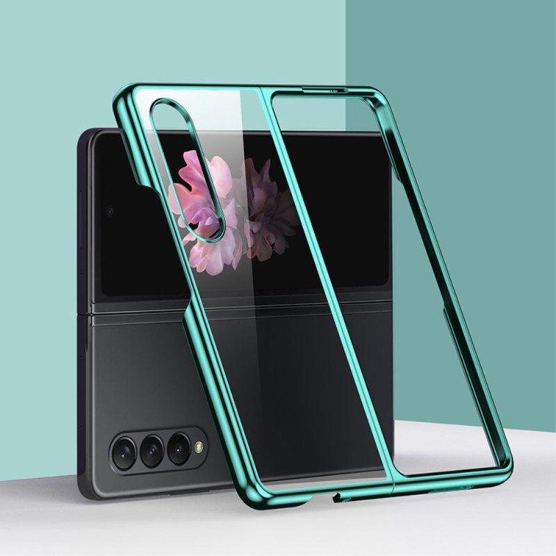 Hoesje voor Samsung Galaxy Z Fold 4 Transparant Metaal