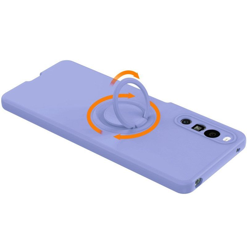 Hoesje voor Sony Xperia 10 IV Verenigde Ringbeugel