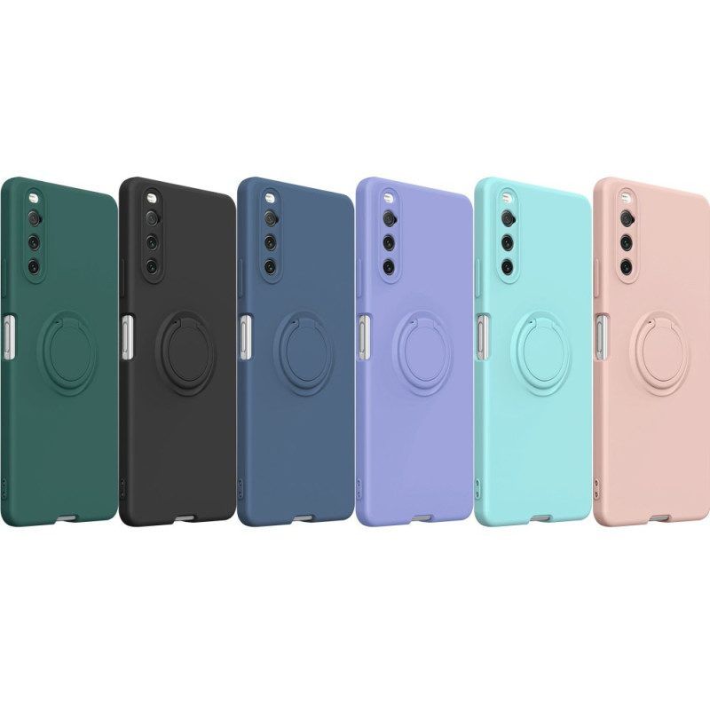 Hoesje voor Sony Xperia 10 IV Verenigde Ringbeugel