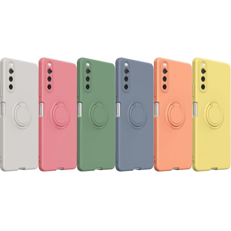 Hoesje voor Sony Xperia 10 IV Verenigde Ringbeugel