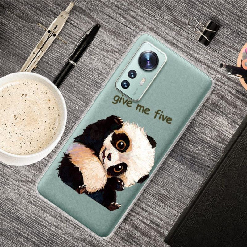 Hoesje voor Xiaomi 12 / 12X Panda Geef Me Vijf