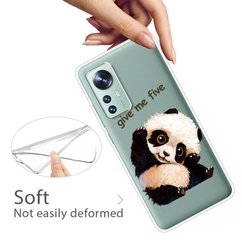 Hoesje voor Xiaomi 12 / 12X Panda Geef Me Vijf