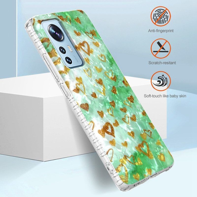 Hoesje voor Xiaomi 12 / 12X Stijlvolle Harten