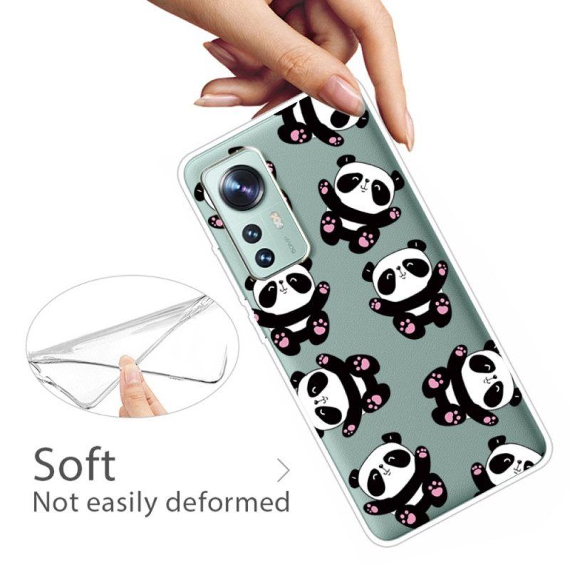 Hoesje voor Xiaomi 12 / 12X Top Panda's Plezier