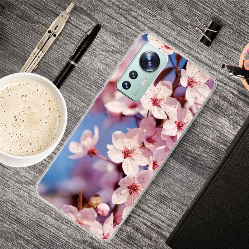 Hoesje voor Xiaomi 12 Pro Bloemen Siliconen