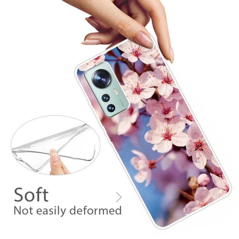 Hoesje voor Xiaomi 12 Pro Bloemen Siliconen