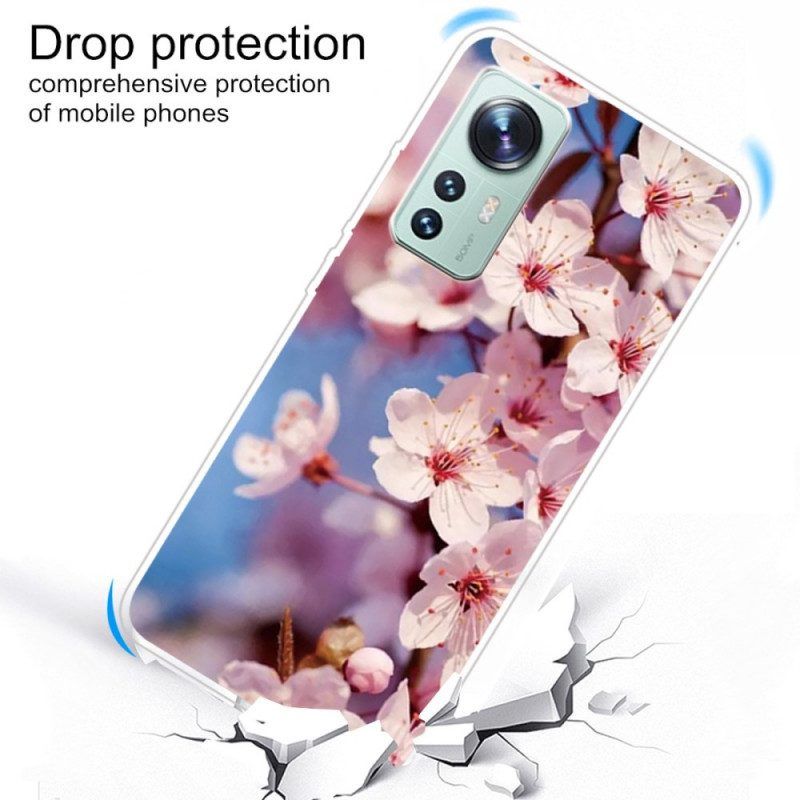 Hoesje voor Xiaomi 12 Pro Bloemen Siliconen