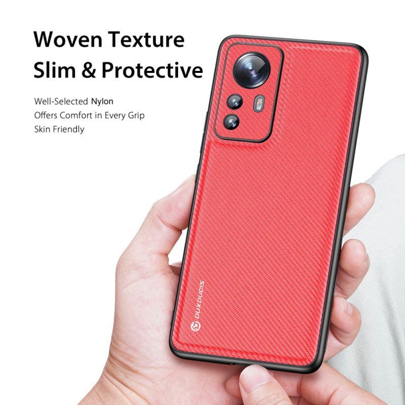 Hoesje voor Xiaomi 12 Pro Dux Ducis Fino-serie Nylon