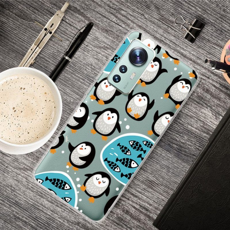 Hoesje voor Xiaomi 12 Pro Pinguïns