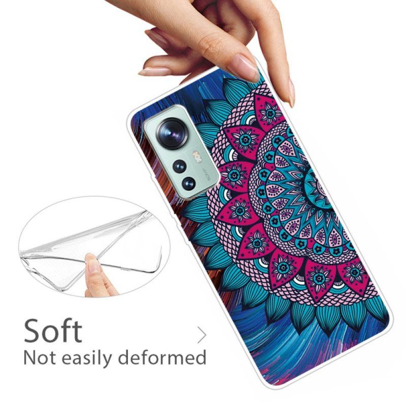 Hoesje voor Xiaomi 12 Pro Siliconen Mandala