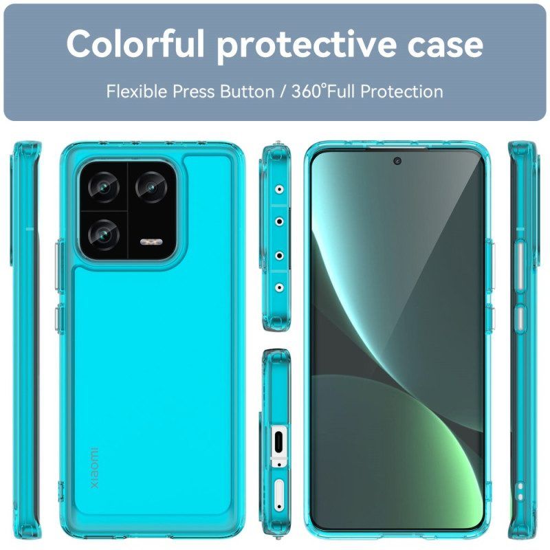 Hoesje voor Xiaomi 13 Pro Transparante Candy-serie