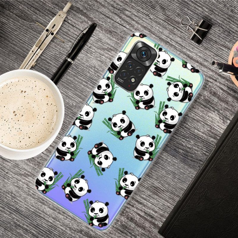 Hoesje voor Xiaomi Redmi Note 11 / 11S Kleine Panda's