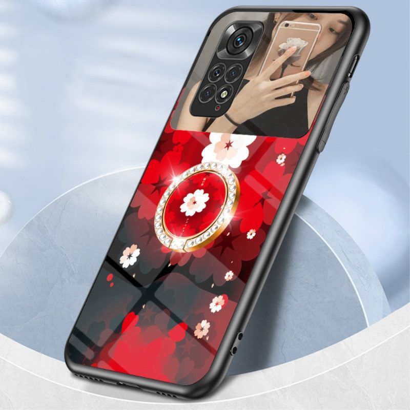 Hoesje voor Xiaomi Redmi Note 11 / 11S Spiegel Met Draaibare Ring