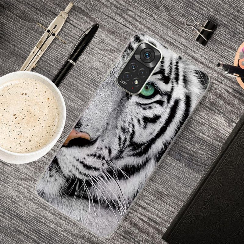 Hoesje voor Xiaomi Redmi Note 11 Pro / 11 Pro 5G Flexibele Tijger