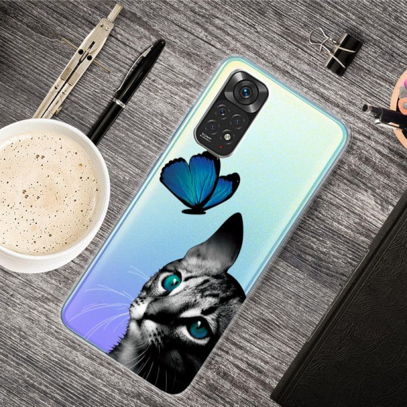 Hoesje voor Xiaomi Redmi Note 11 Pro / 11 Pro 5G Kat En Vlinder