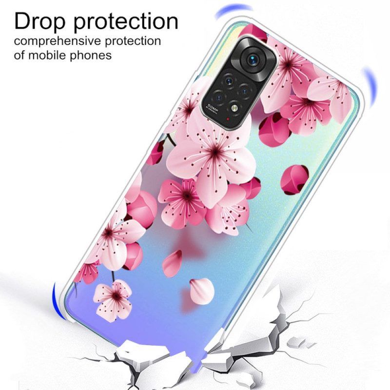 Hoesje voor Xiaomi Redmi Note 11 Pro / 11 Pro 5G Kleine Roze Bloemen