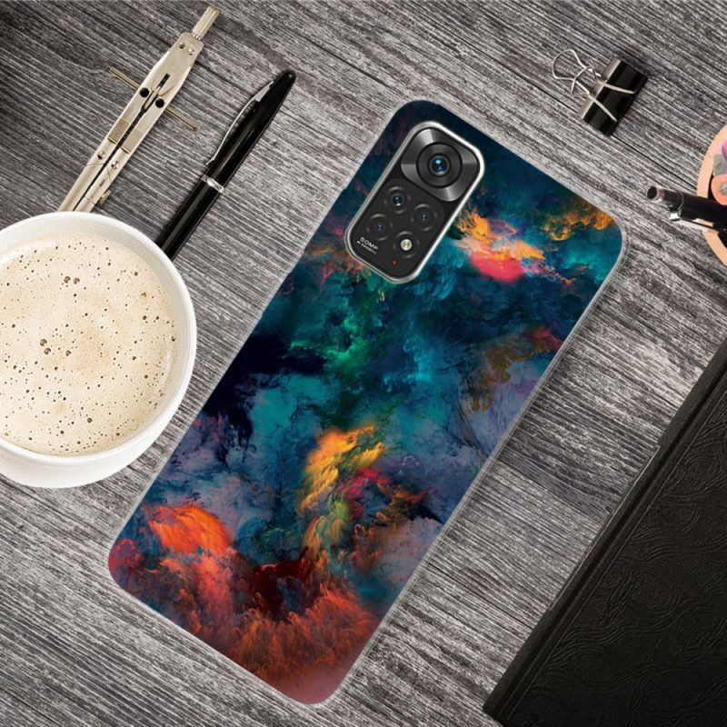 Hoesje voor Xiaomi Redmi Note 11 Pro / 11 Pro 5G Kleurrijke Wolken