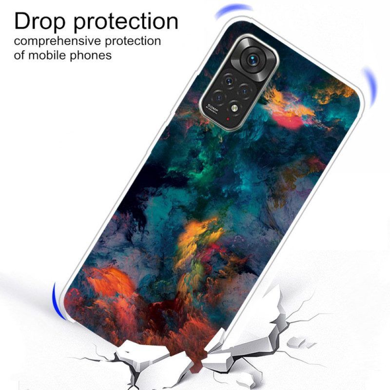 Hoesje voor Xiaomi Redmi Note 11 Pro / 11 Pro 5G Kleurrijke Wolken