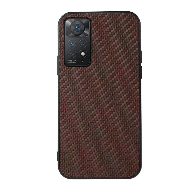 Hoesje voor Xiaomi Redmi Note 11 Pro / 11 Pro 5G Koolstofvezel