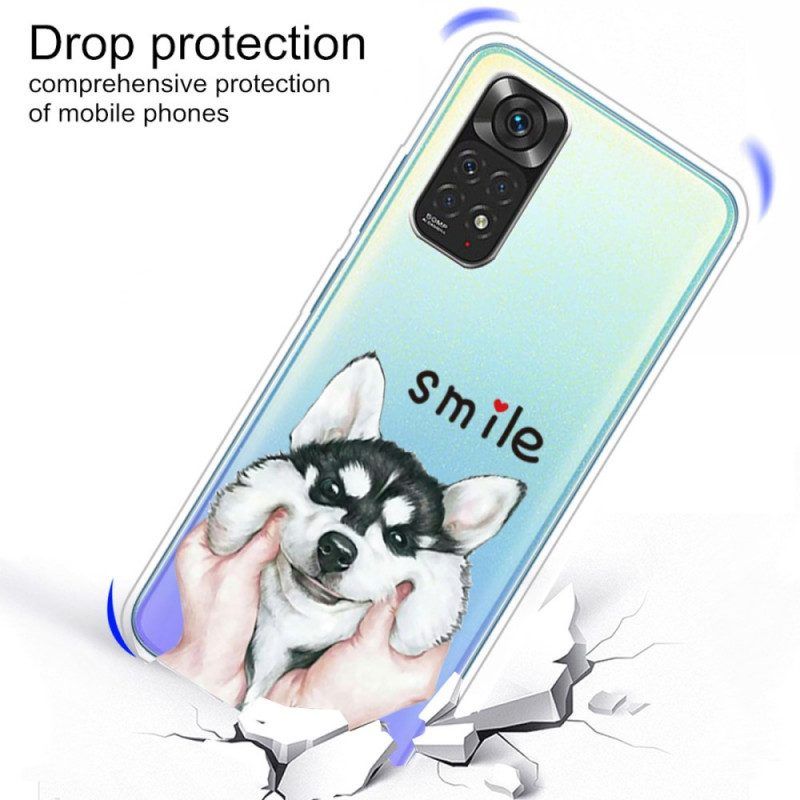 Hoesje voor Xiaomi Redmi Note 11 Pro / 11 Pro 5G Lach Hond