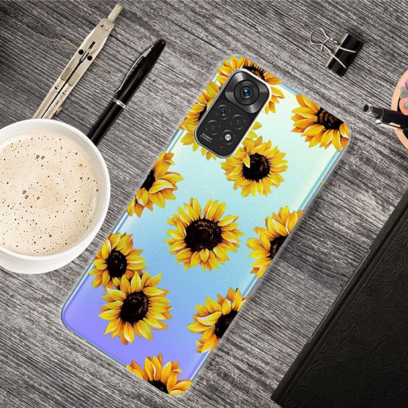 Hoesje voor Xiaomi Redmi Note 11 Pro / 11 Pro 5G Zonnebloemen