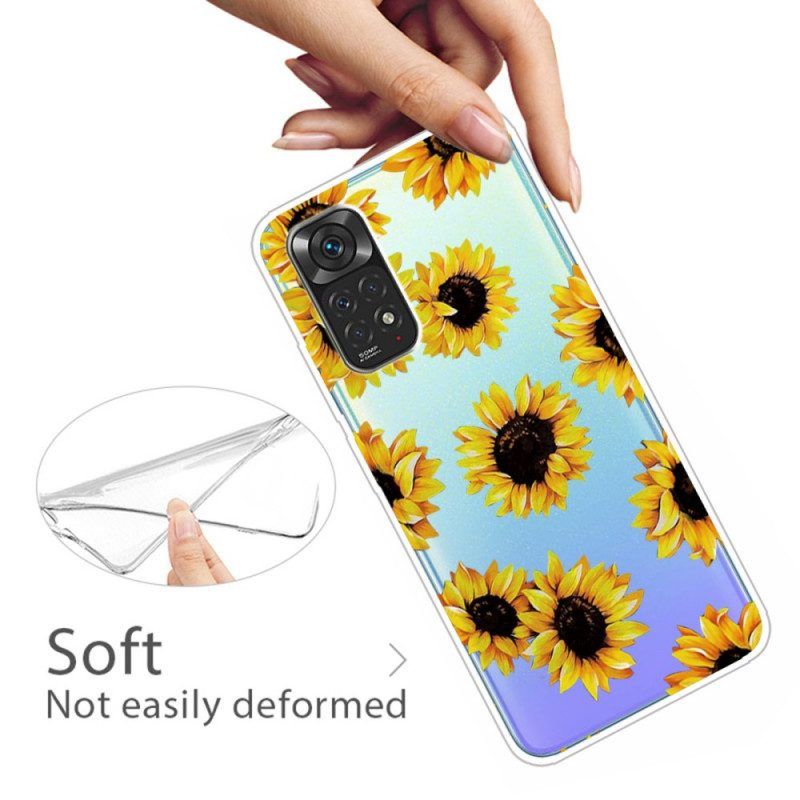 Hoesje voor Xiaomi Redmi Note 11 Pro / 11 Pro 5G Zonnebloemen