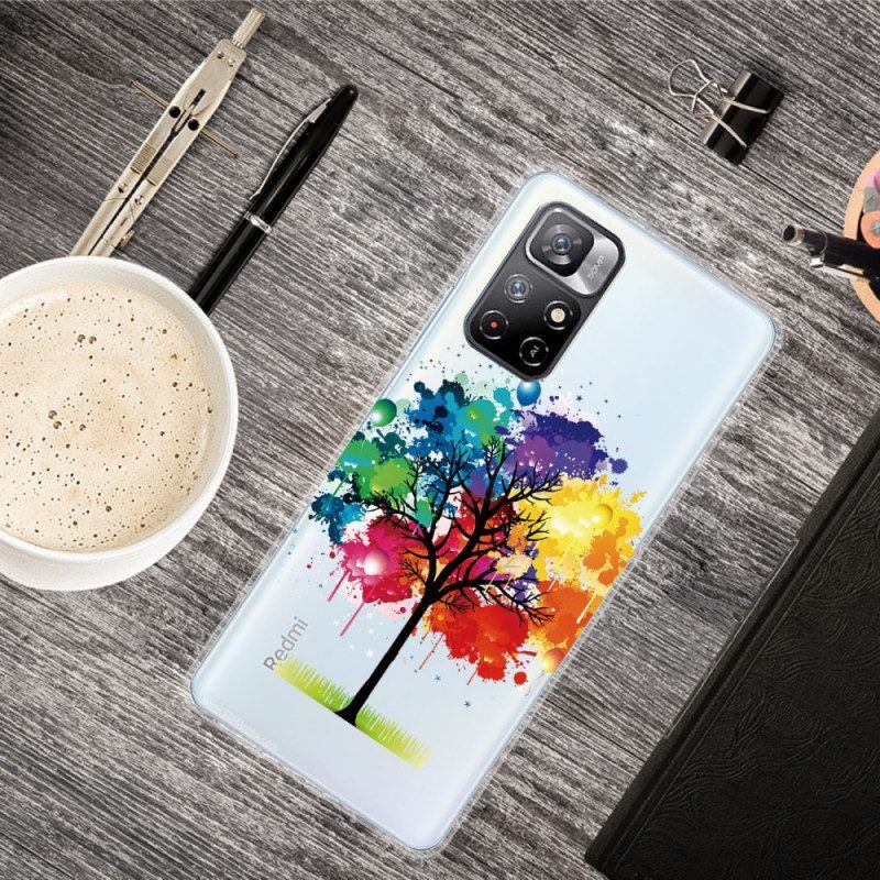 Hoesje voor Xiaomi Redmi Note 11 Pro Plus 5G Naadloze Aquarel Boom