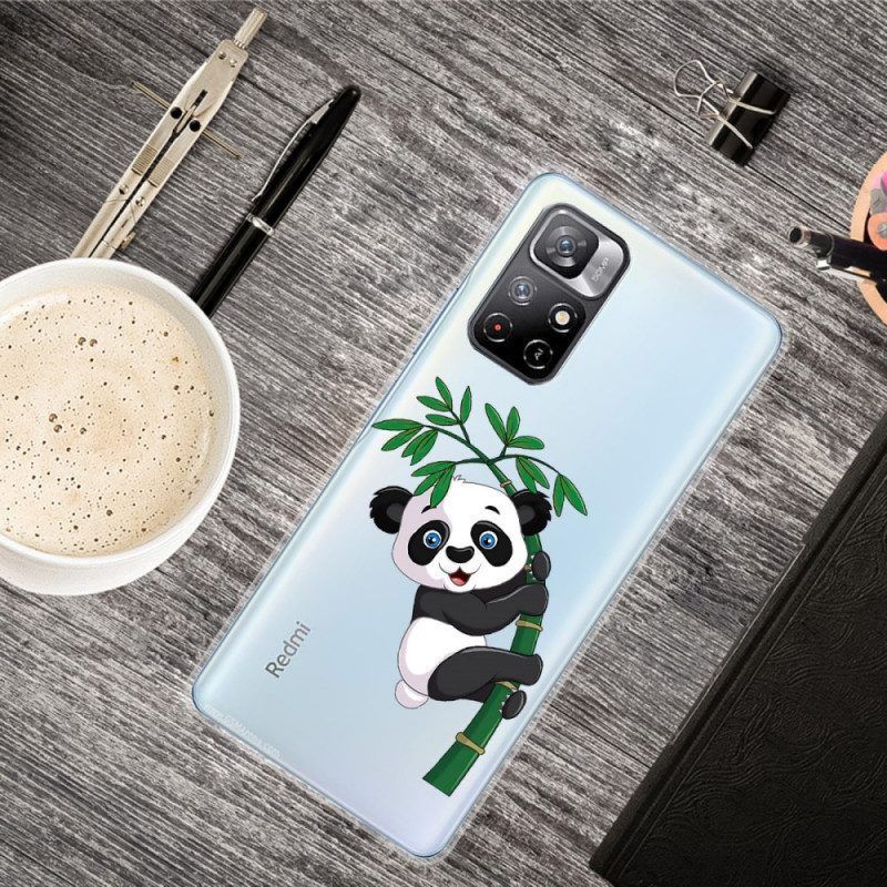 Hoesje voor Xiaomi Redmi Note 11 Pro Plus 5G Panda Op Bamboe