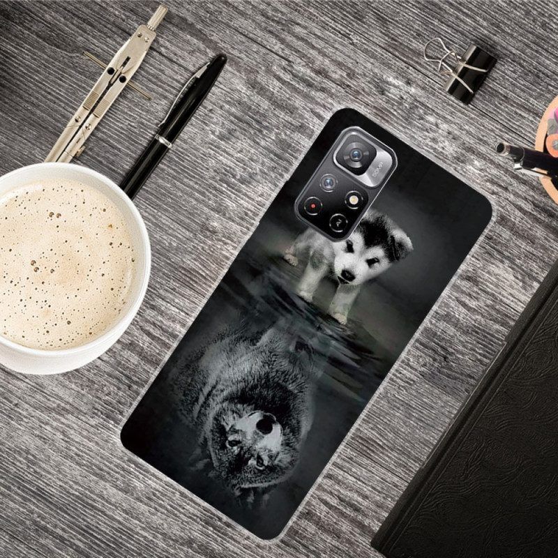 Hoesje voor Xiaomi Redmi Note 11 Pro Plus 5G Puppy-droom