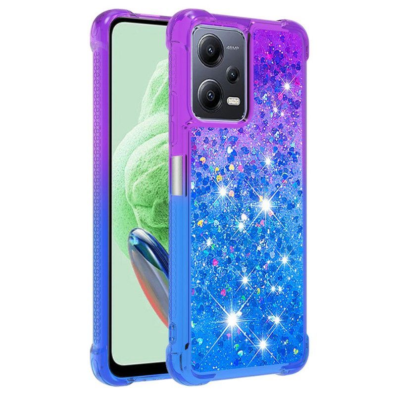 Hoesje voor Xiaomi Redmi Note 12 5G Kleur Pailletten