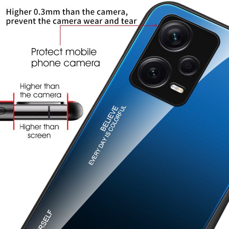 Hoesje voor Xiaomi Redmi Note 12 Pro Plus Gehard Glas Wees Jezelf