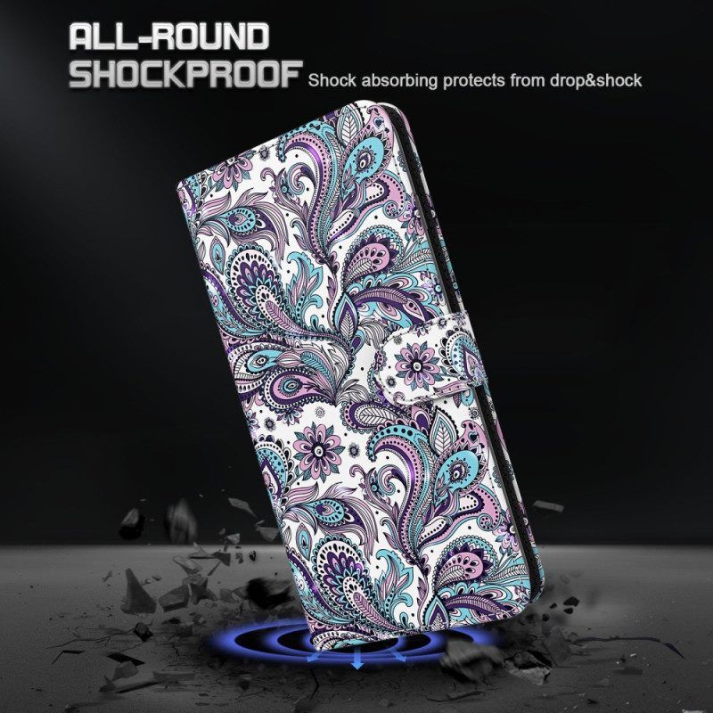 Leren Hoesje voor Google Pixel 7 Paisley