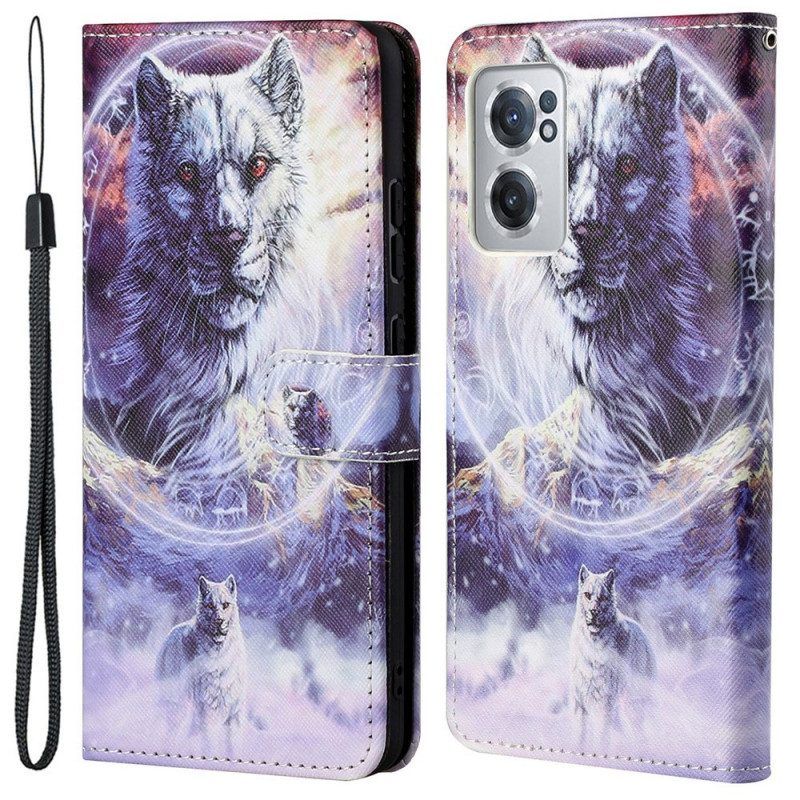 Leren Hoesje voor OnePlus Nord CE 2 5G Tijger God