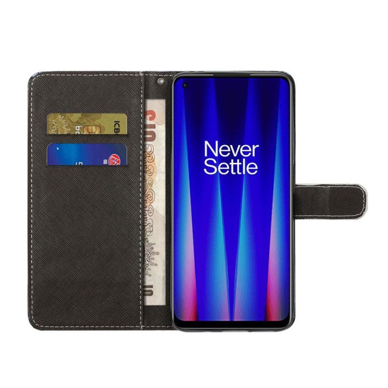 Leren Hoesje voor OnePlus Nord CE 2 5G Tijger God