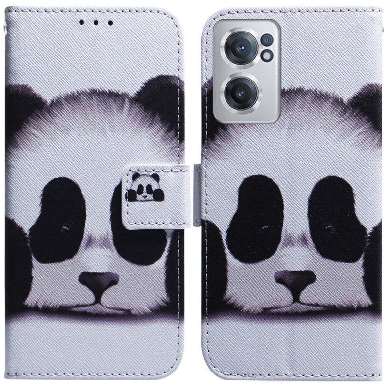 Leren Hoesje voor OnePlus Nord CE 2 5G Trieste Panda