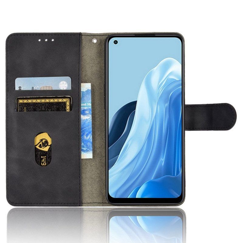 Leren Hoesje voor Oppo Reno 7 Met Ketting Strappy Skin-touch