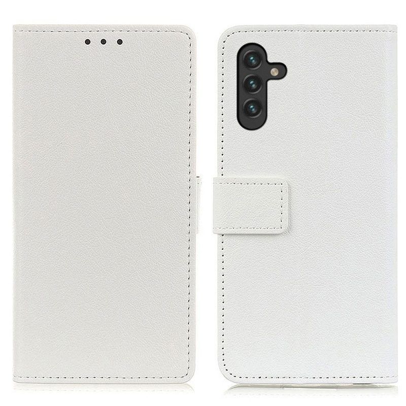 Leren Hoesje voor Samsung Galaxy A13 5G / A04s Tijger Print