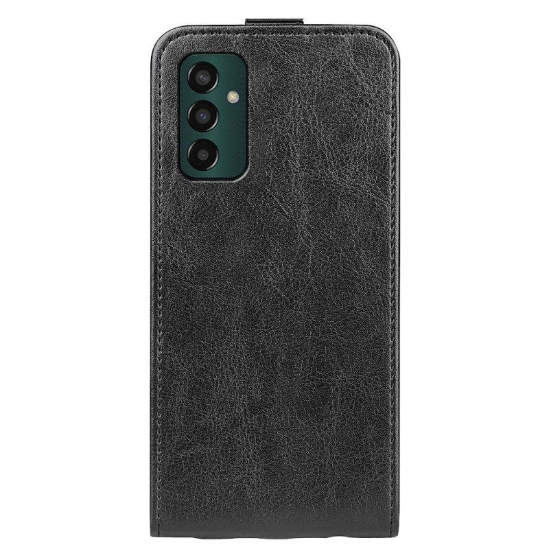 Leren Hoesje voor Samsung Galaxy M13 Folio-hoesje Verticale Klep