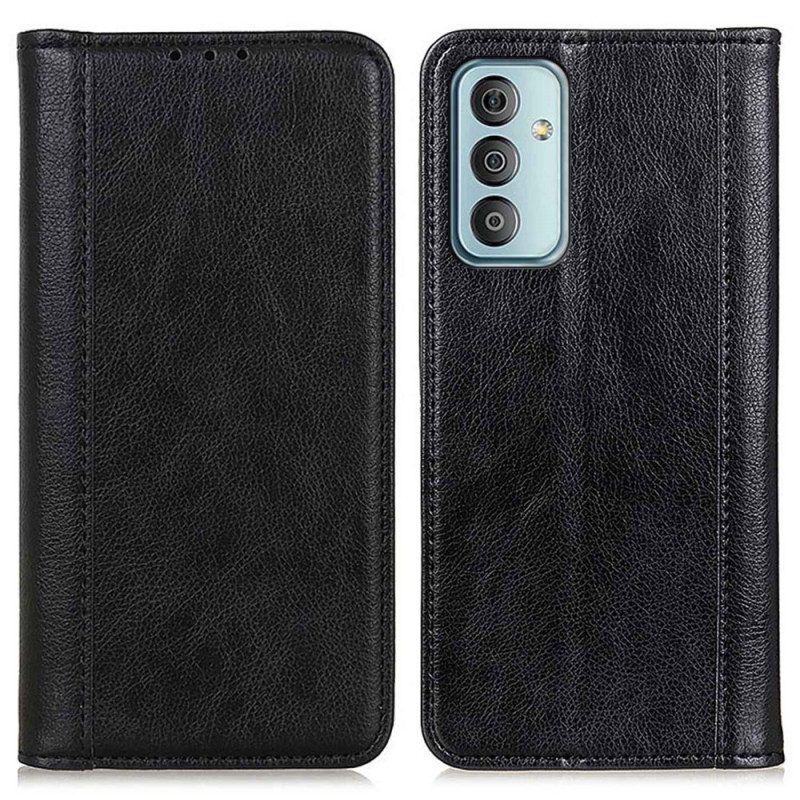 Leren Hoesje voor Samsung Galaxy M13 Litchi Splitleer