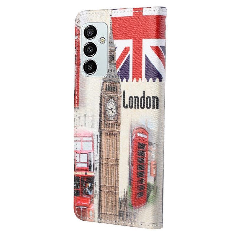 Leren Hoesje voor Samsung Galaxy M23 5G Londen