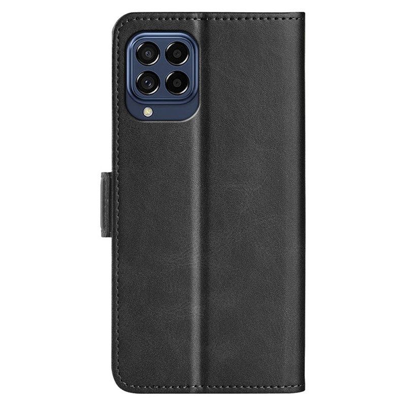 Leren Hoesje voor Samsung Galaxy M33 5G Dubbele Sluiting