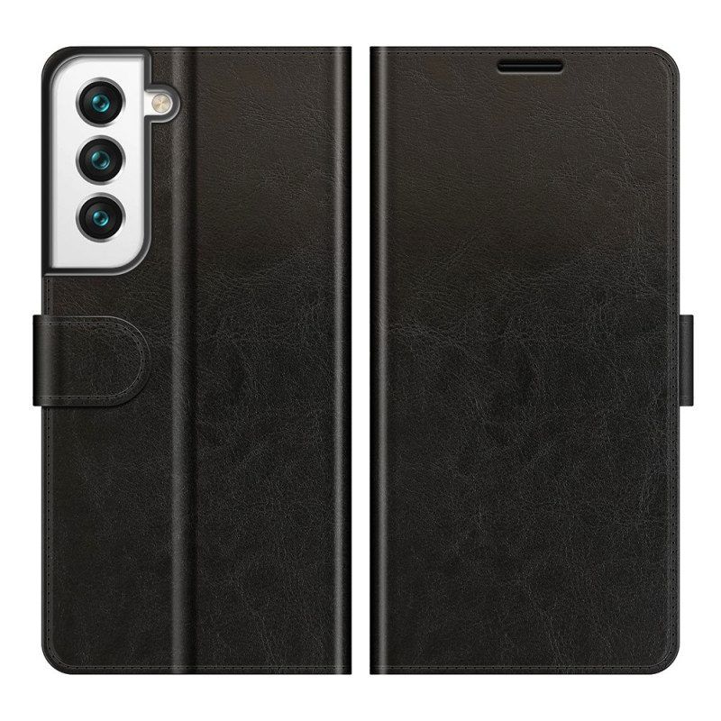 Leren Hoesje voor Samsung Galaxy S22 Plus 5G Designer Leereffect